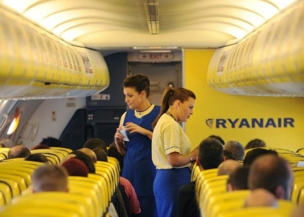 Ryanair Flight Attendant 600x429 