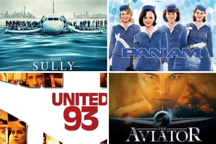 flight attendant, pilot and aviation movies, series and documentaries