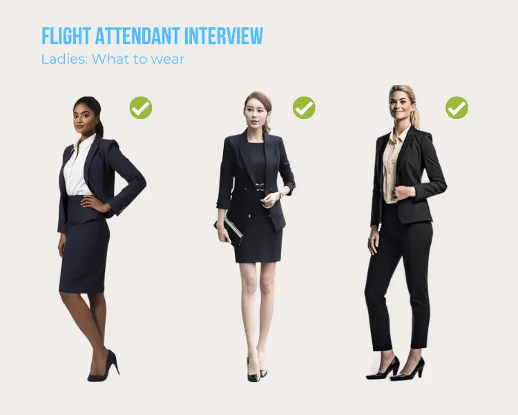 How to Dress for a Flight Attendant Interview (Face to Face & Online)